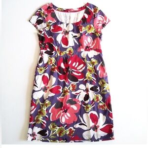Boden cotton dress with floral print Size 10L / 10 Long